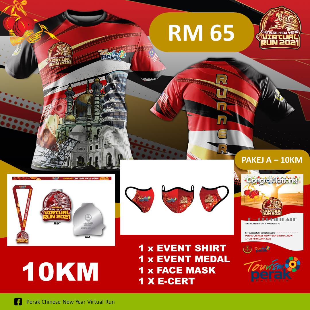 PAKEJ A - 10 KM (RM 65)
